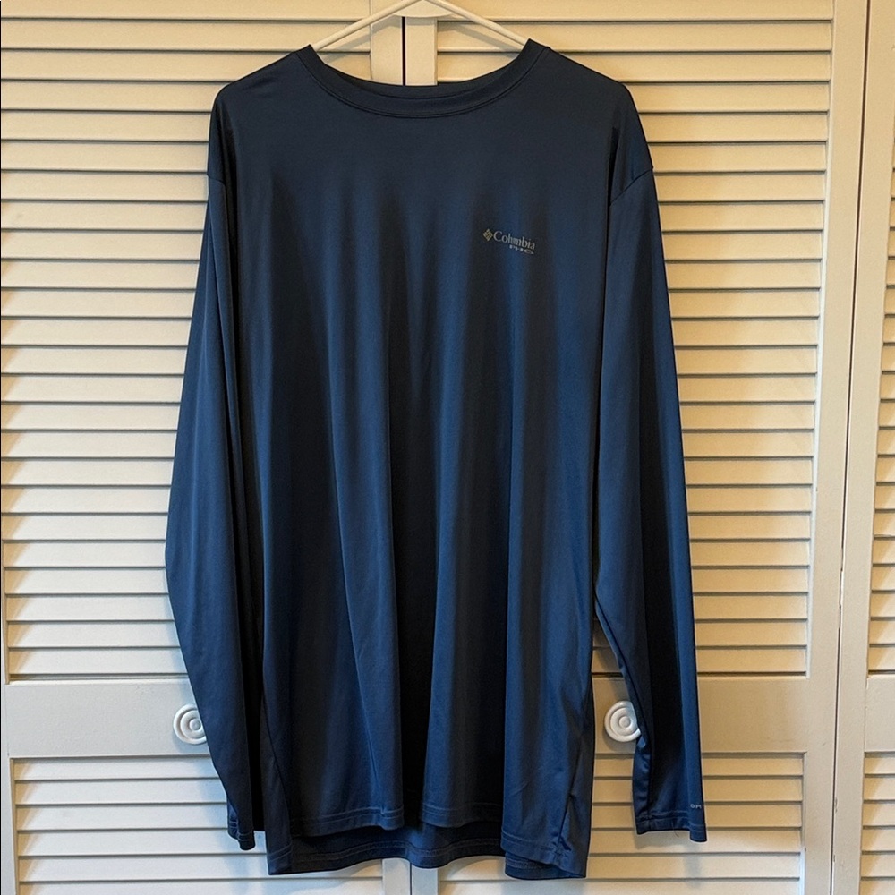 Columbia Men's Dark Blue Long Sleeve Shirt